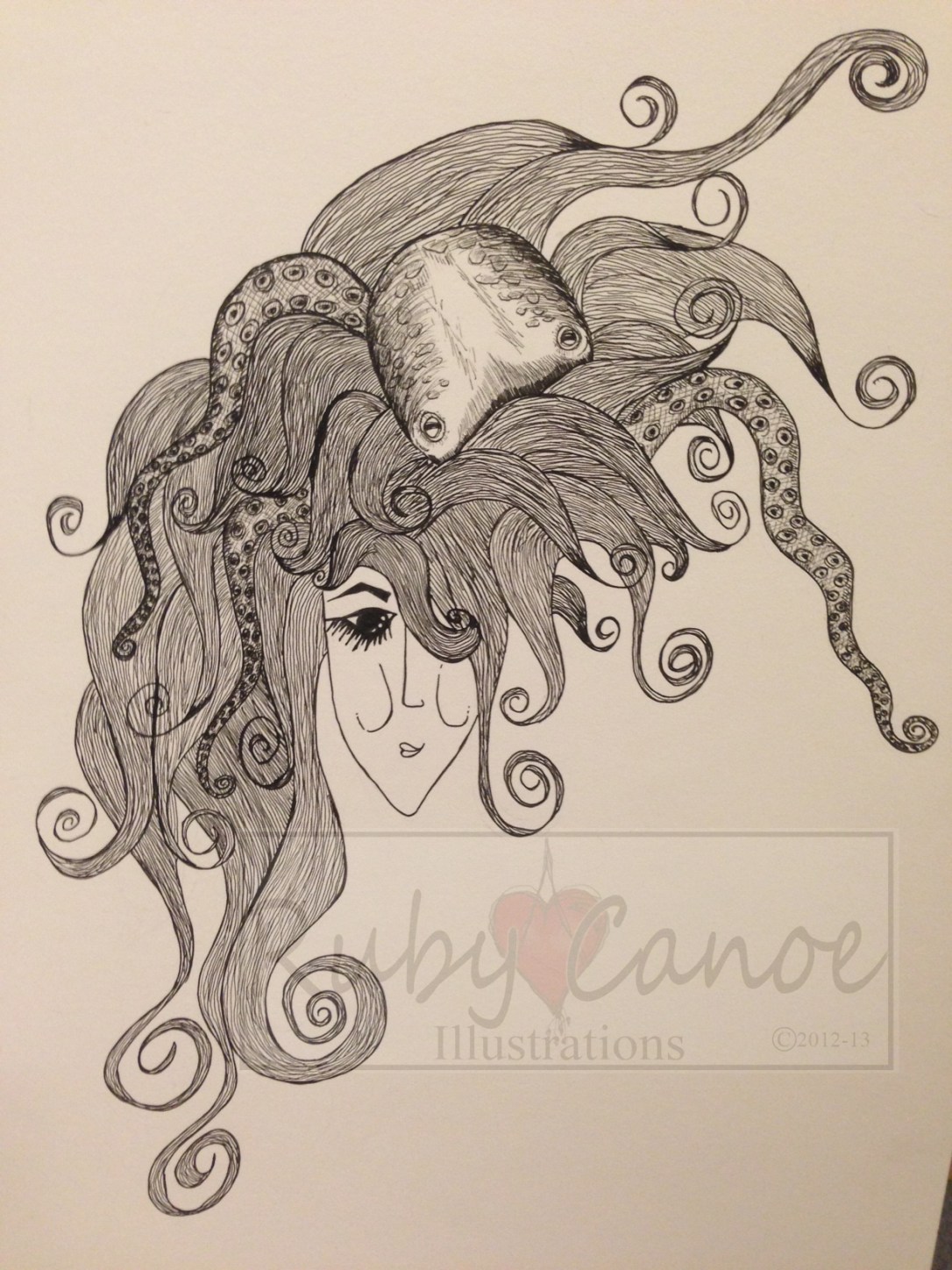"Waiter, there's an octopus in my hair!"