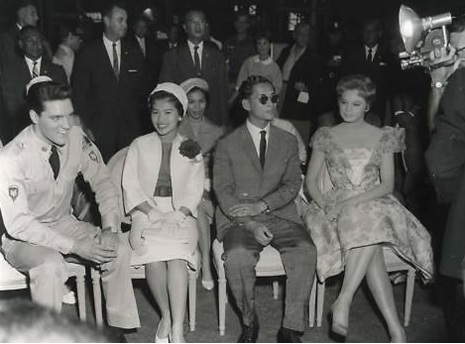 King and Queen of Thailand visiting the set.