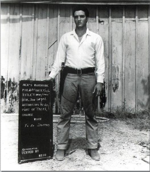 The board states the title of the movie is Flaming Lance, which is the title of the book upon which the movie is based.