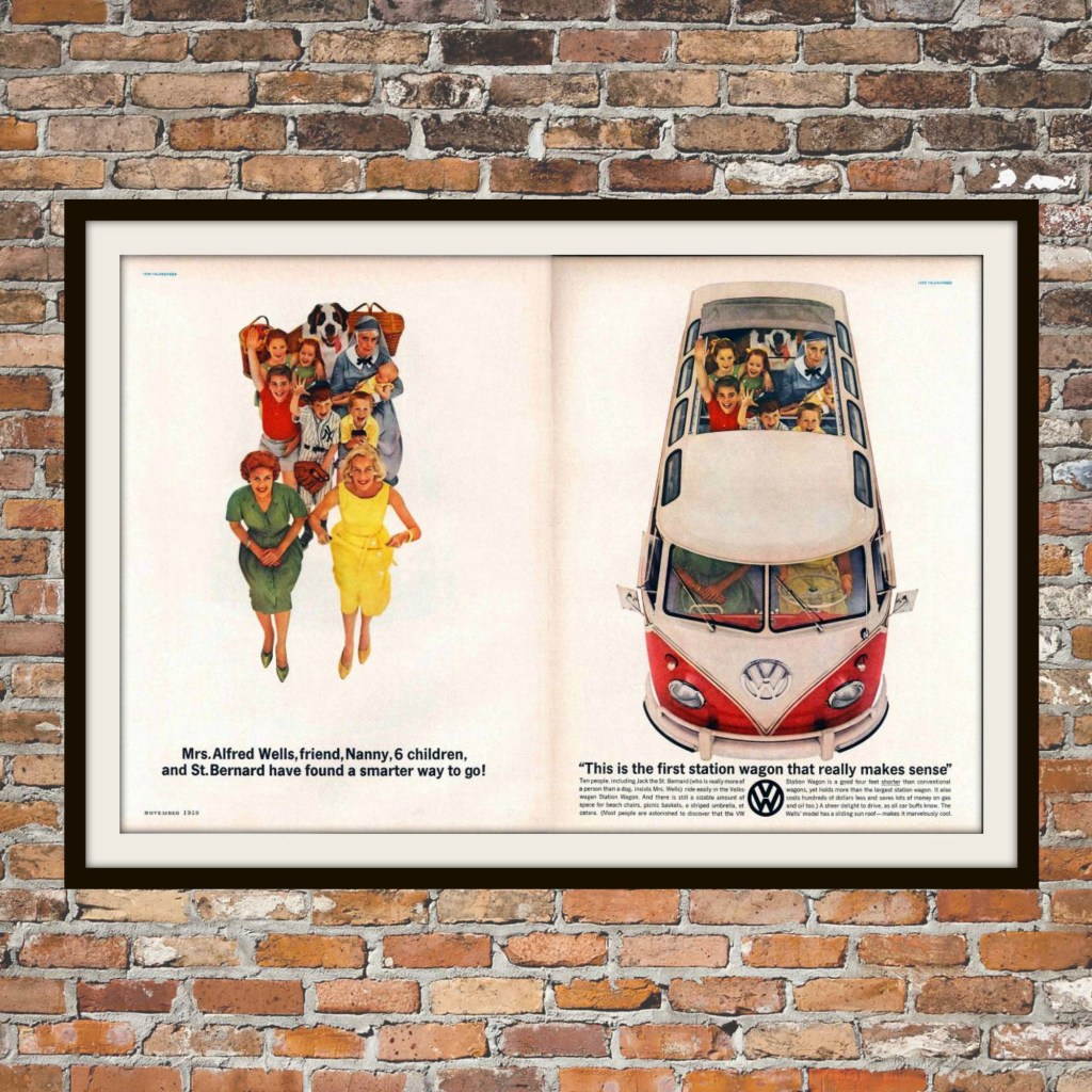 1959 VW Station Wagon a smarter way to go!  bigbluecanoe.etsy.com