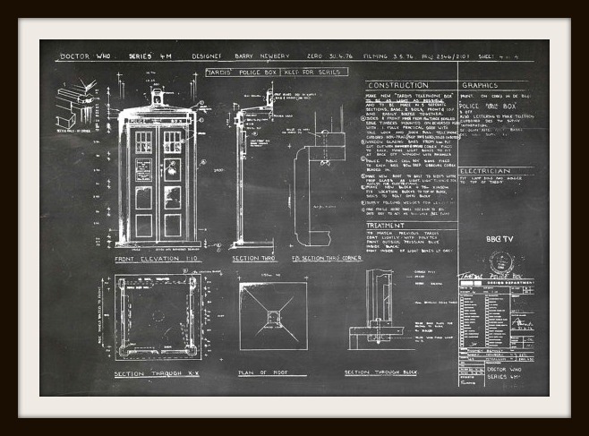 The Tardis, bigbluecanoe.etsy.com